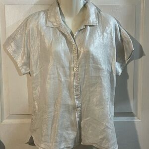 Tommy Bahama Silver Knit Top